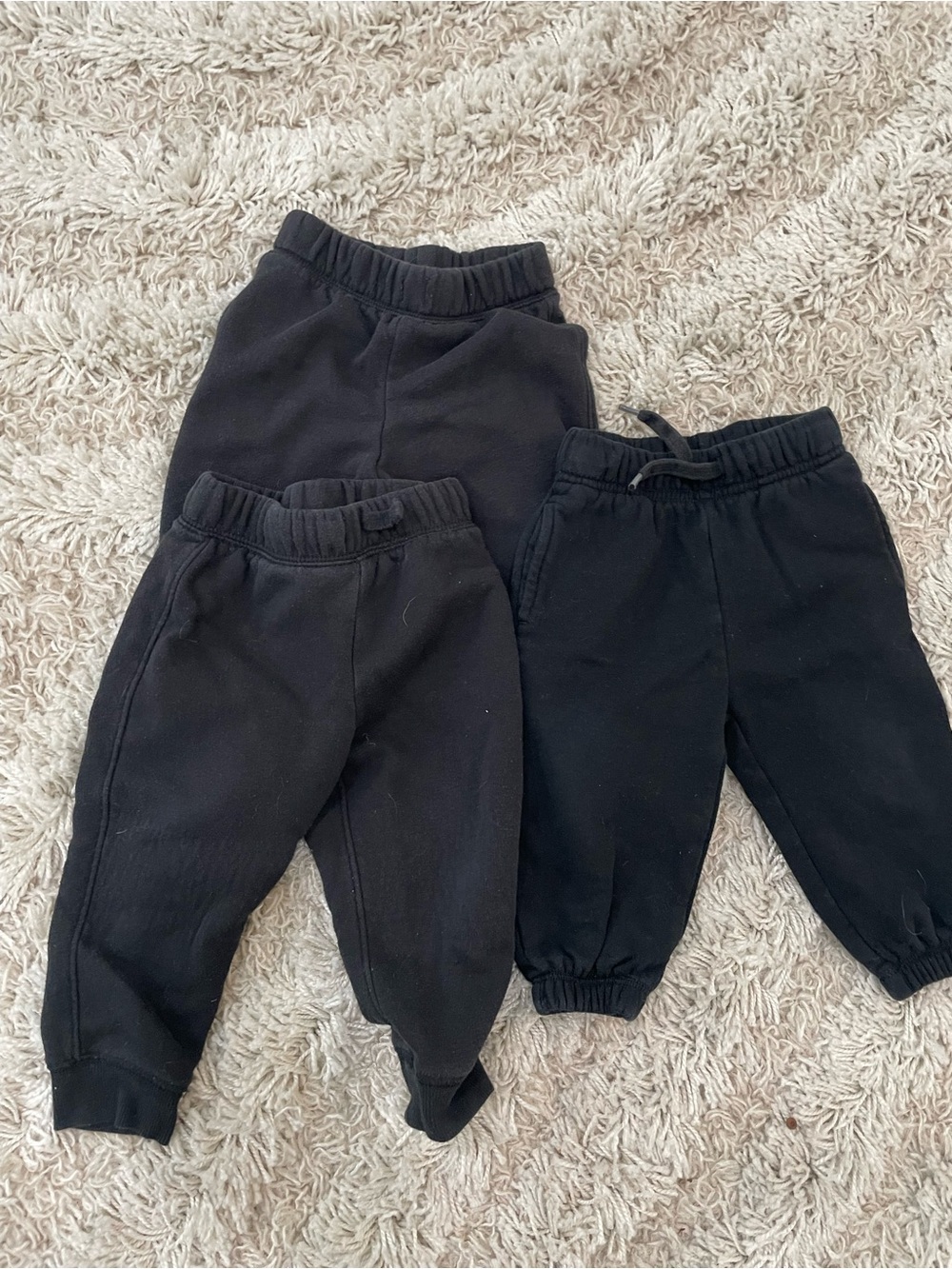 jumping beans Black Kids Jogger Pants Trio